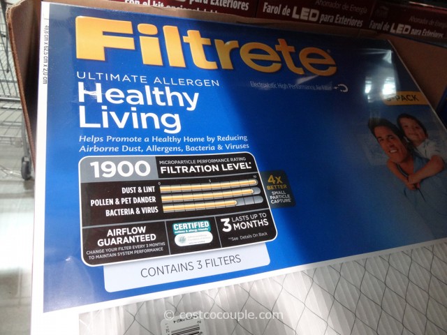 3M Filtrete Ultimate Allergen Air Filter Costco 4