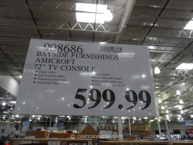Bayside Furnishings Ashcroft TV Console Costco 1