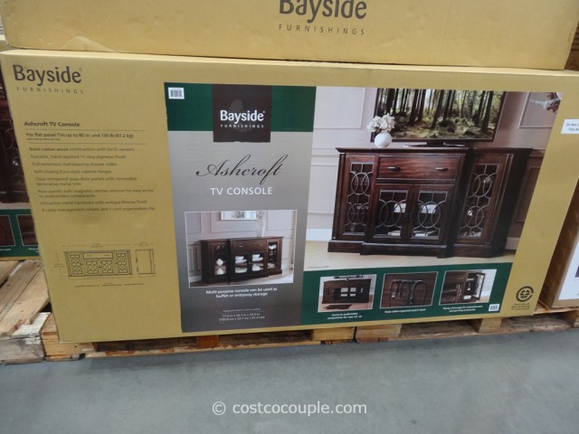 Bayside Furnishings Ashcroft TV Console Costco 4