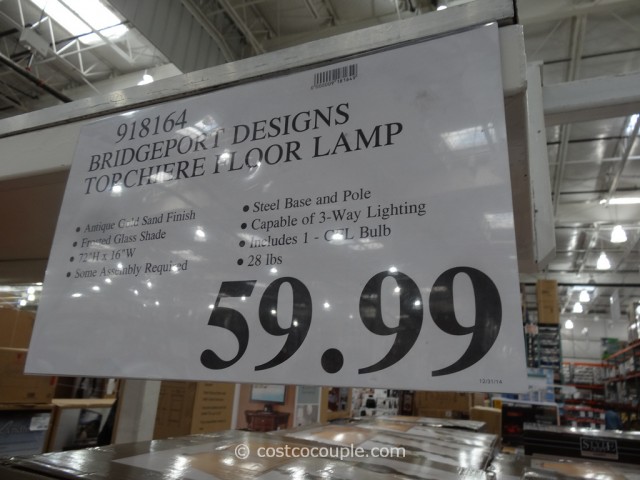 Bridgeport Torchiere Floor Lamp Costco 1