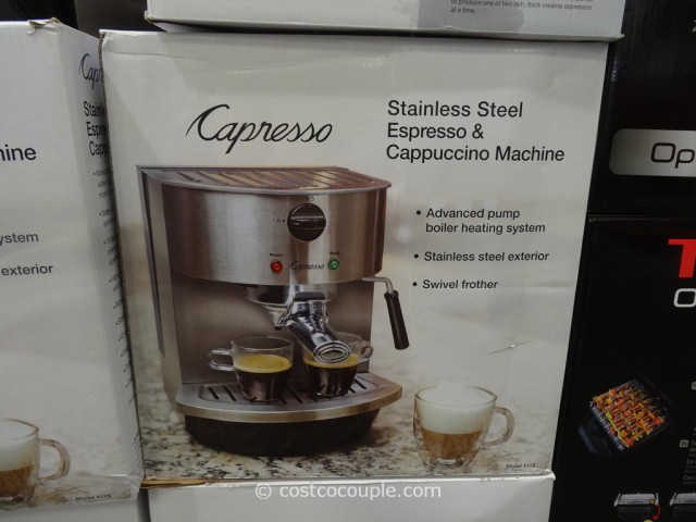 Capresso Espresso and Cappuccino Machine Costco 2