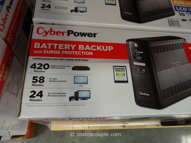 CyberPower 1300 VA Battery Backup Costco 4