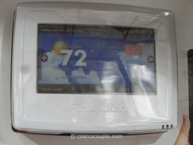 First Alert Onelink Touchscreen Wifi Thermostat Costco 2