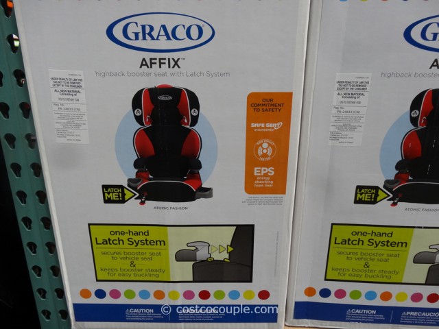Graco Affix HIghback Booster Car Seat Costco 4