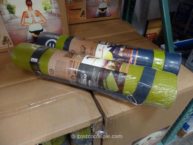 Natural Fitness Yoga Mat and Sling Strap Costco 1