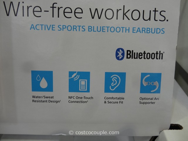 Sony Active Sports Bluetooth Earbuds Costco 4