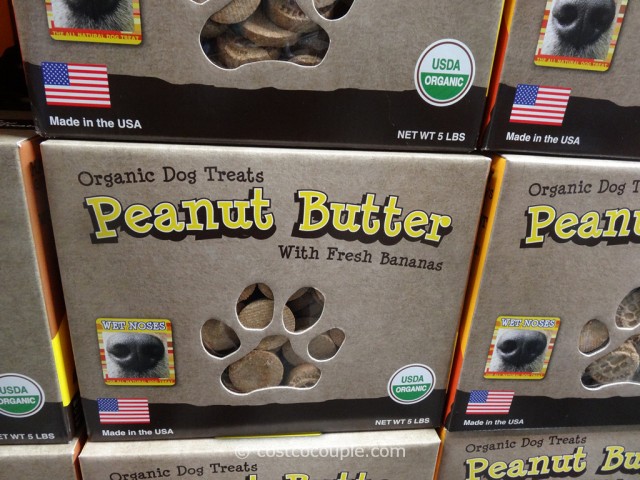 Wet Noses Organic Peanut Butter and Banana Dog Treats Costco 2