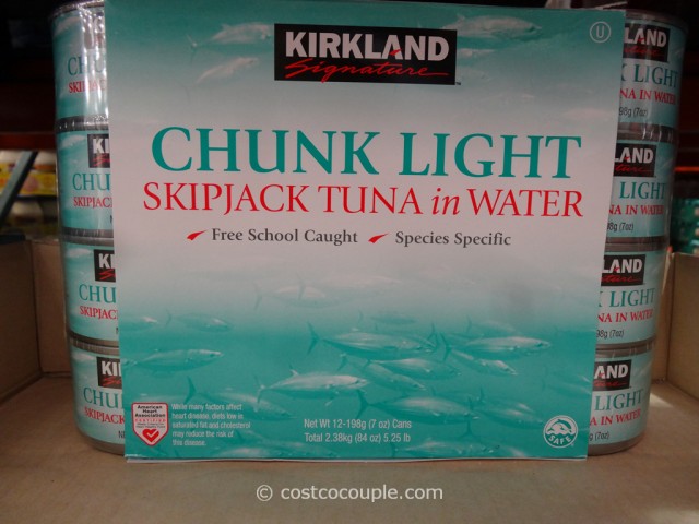 Kirkland Signature Chunk Light Skipjack Tuna Costco 2
