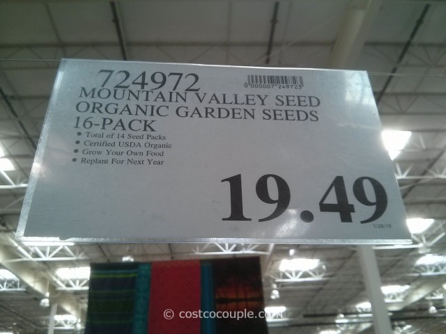Mountain Valley Organic Garden Seeds Costco 1