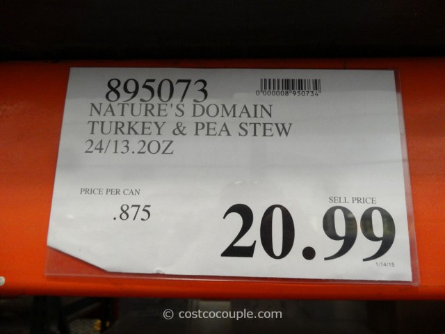 Natures Domain Turkey and Pea Stew Costco 1