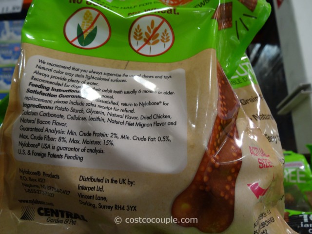 Nylabone Grain Free Dog Chew Costco 6