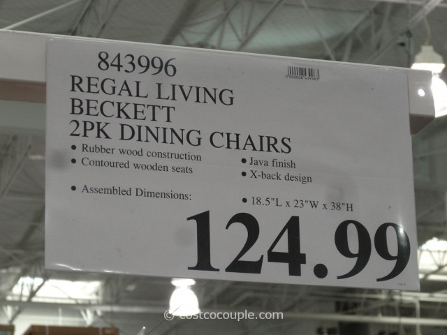 Regal Living Beckett Dining Chairs Costco 1