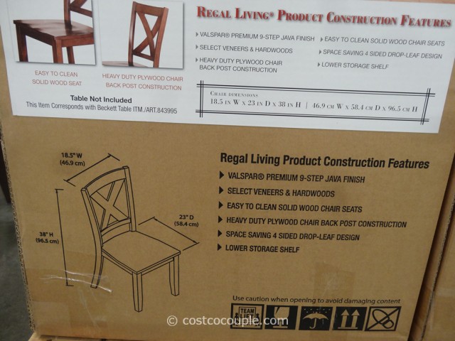 Regal Living Beckett Dining Chairs Costco 3