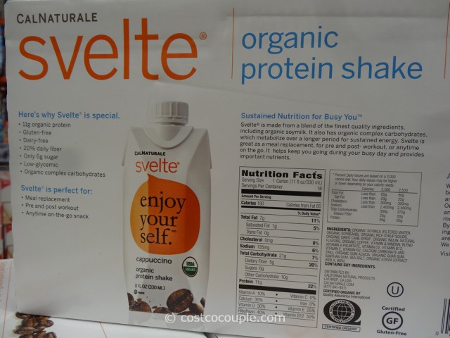 Svelte Organic Protein Shake Costco 3