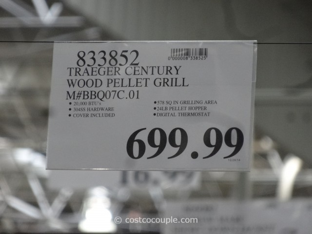 Traeger Century Wood Pellet Grill Costco 1