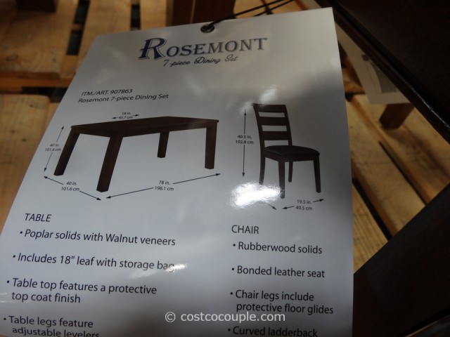 Universal Furniture Rosemont Dining Set Costco 2
