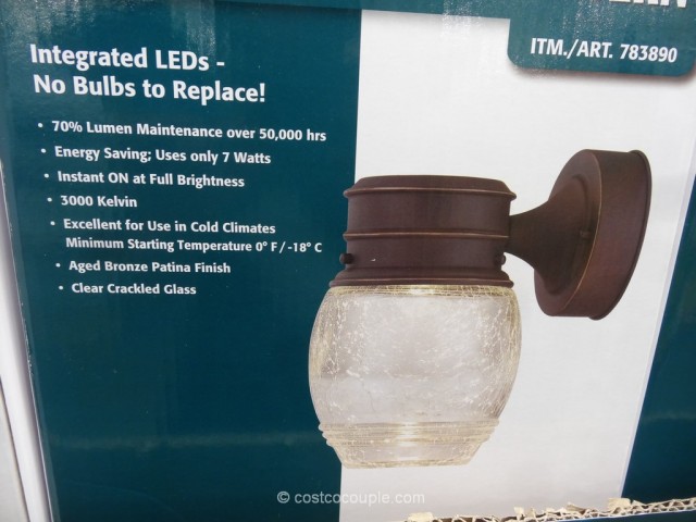 Altair Lighting 7-Watt Outdoor LED Lantern Costco 3