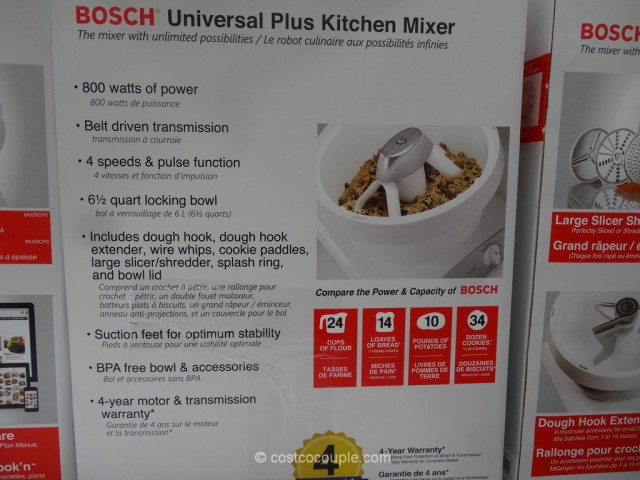 Bosch Universal Plus Kitchen Mixer Costco 5