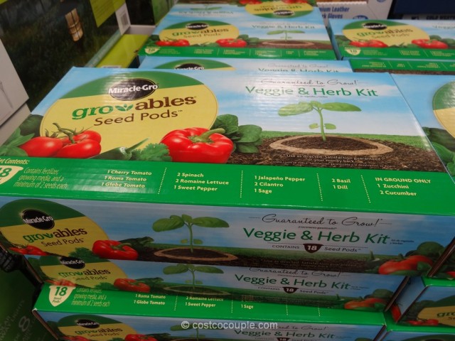 Miracle Gro Gro-Ables Seed Pods Costco 2