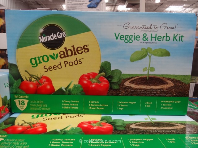 Miracle Gro Gro-Ables Seed Pods Costco 3