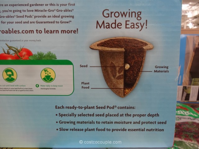 Miracle Gro Gro-Ables Seed Pods Costco 6
