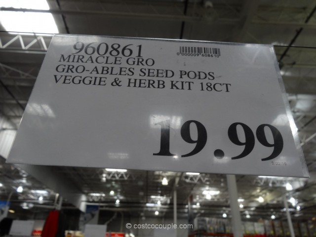 Miracle Gro Gro-Ables Seed Pods Costco 7