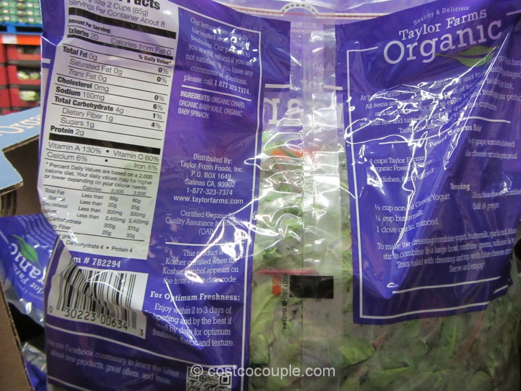 Taylor Farms Organic Superfood Power Greens