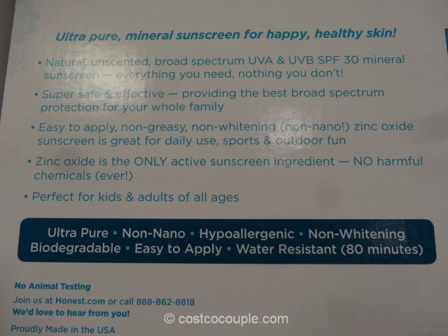 The Honest Company Honest SPF 30 Sunscreen Costco 5