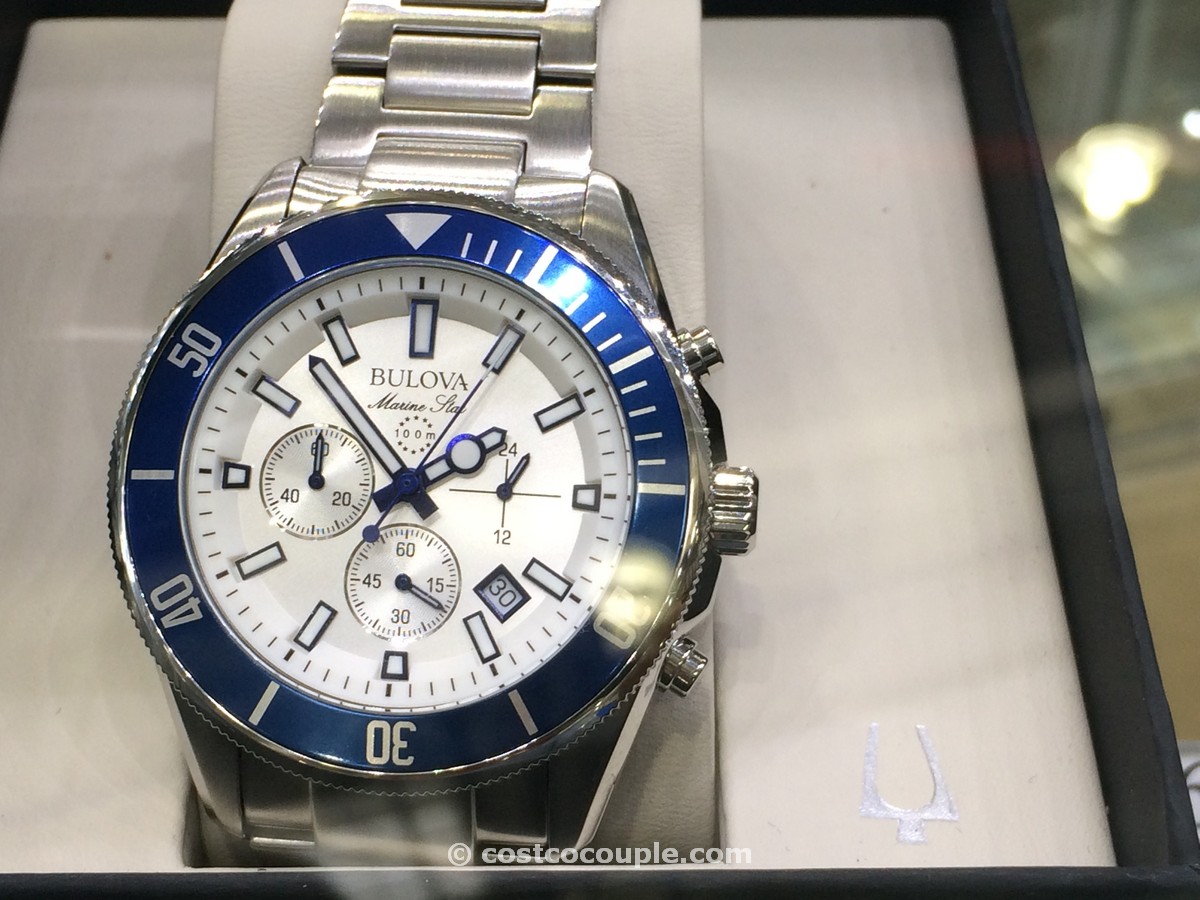 Bulova Marine Star Stainless Steel Chronograph Watch Costco 2