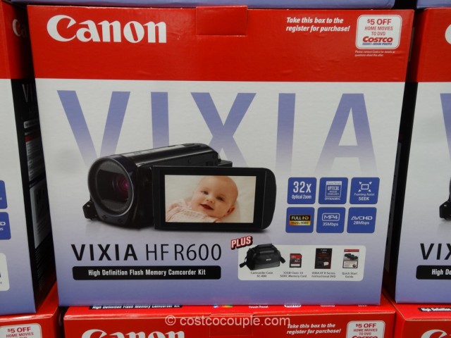 Canon Vixia HF R600 HD Camcorder Costco 5