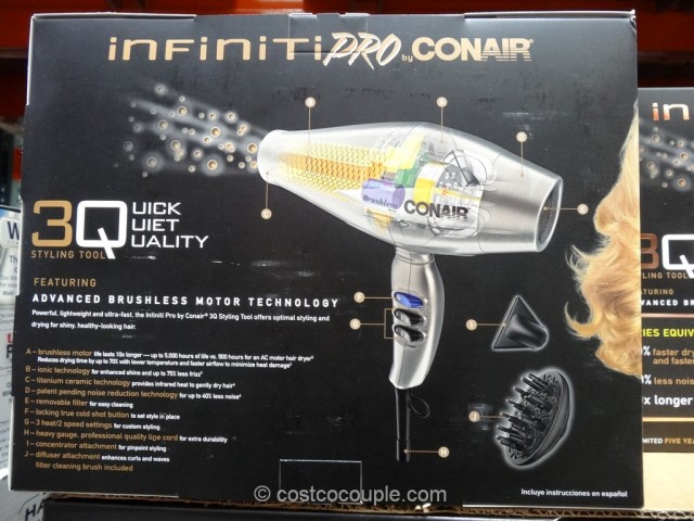 Conair Infinity Pro Hair Dryer Costco 3