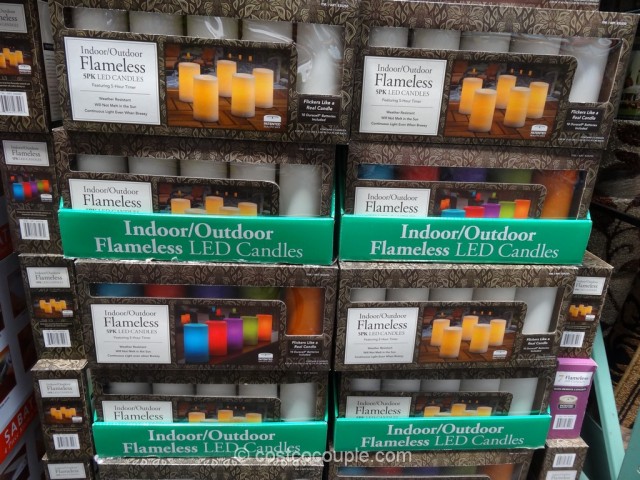Indoor Outdoor Flameless LED Candles Costco 2