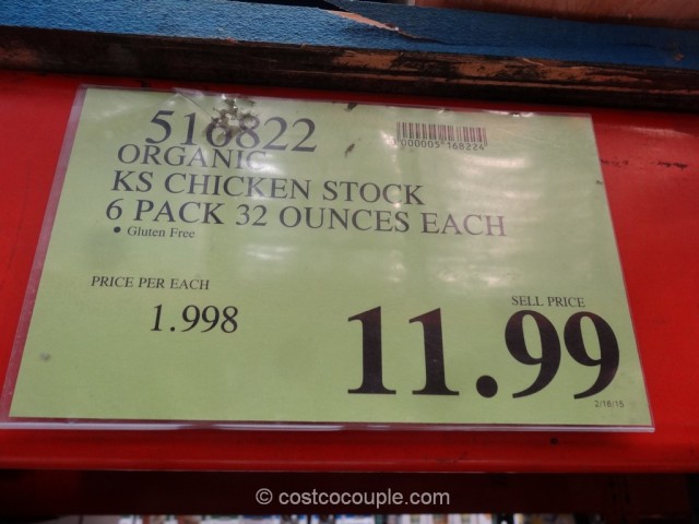 Kirkland Signature Organic Chicken Stock Costco 3
