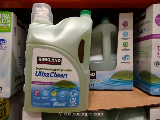Kirkland Signature Ultra Clean Laundry Detergent Costco 1