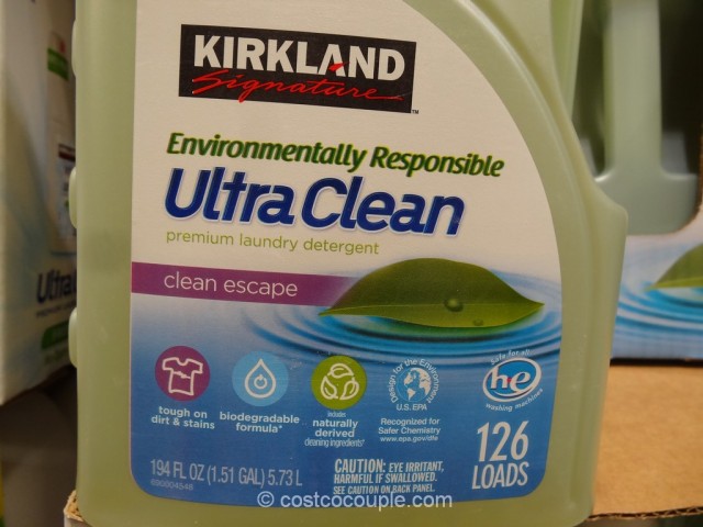 Kirkland Signature Ultra Clean Laundry Detergent Costco 2