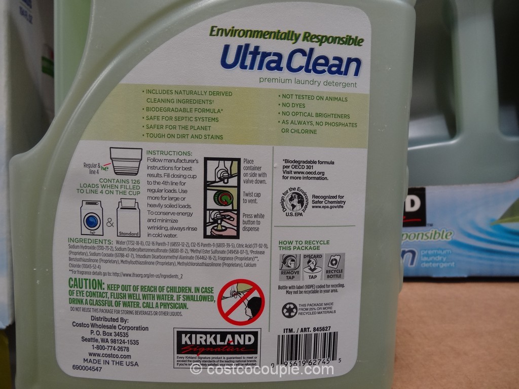 Kirkland Signature Ultra Clean Laundry Detergent