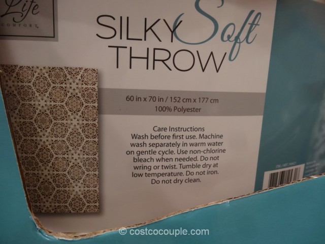 Life Comfort Silky Soft Throw Costco 3