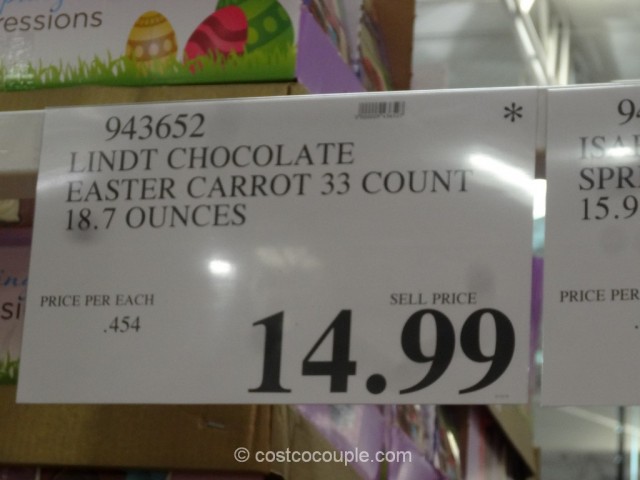 Lindt Chocolate Easter Carrot Costco 1