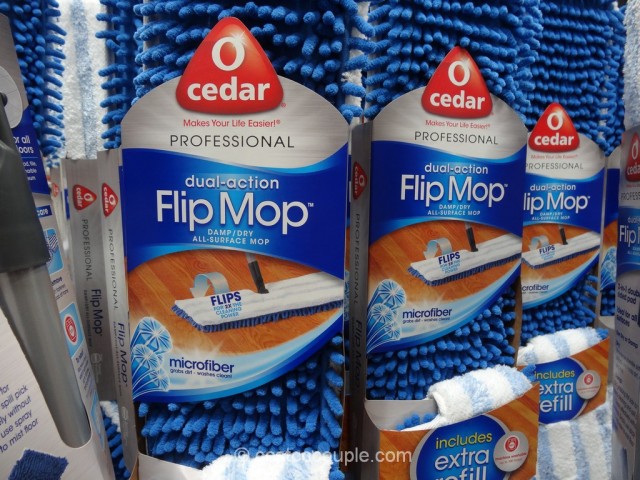 O Cedar Microfiber Damp Dry Flip Mop Costco 4