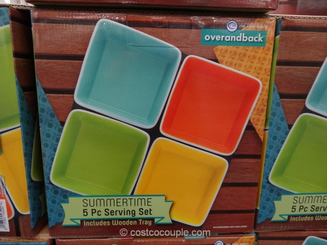 Over and Back Summertime Serving Set Costco 3