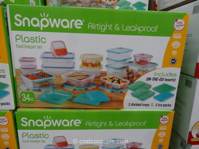 Snapware 34-Piece Plastic Food Keeper Set Costco 1