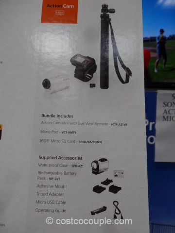 Sony Mini ActionCam Kit Costco 7