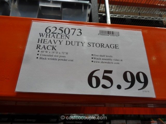 Whalen Heavy Duty Storage Rack Costco 1