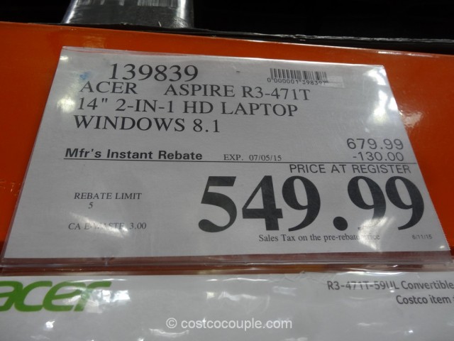 Acer Aspire R14 Costco 1