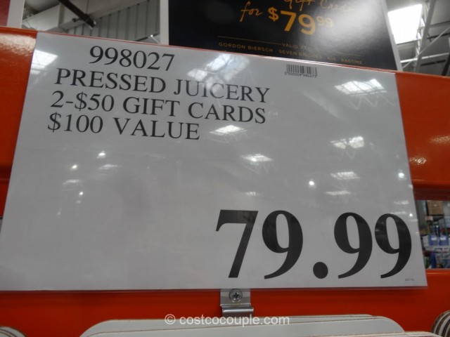Gift Cards Press Juicery Costco 1