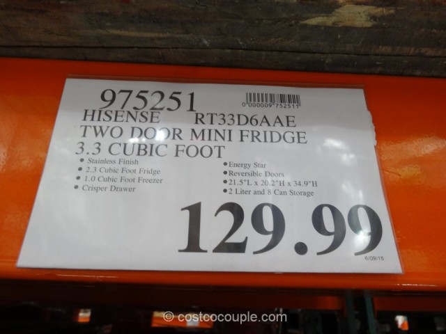 HiSense Mini Fridge Costco 1