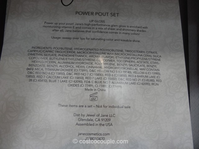 Jane Cosmetics Power Pout Set Costco 4