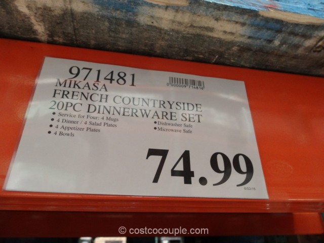 Mikasa French Countryside Dinnerware Set Costco 3