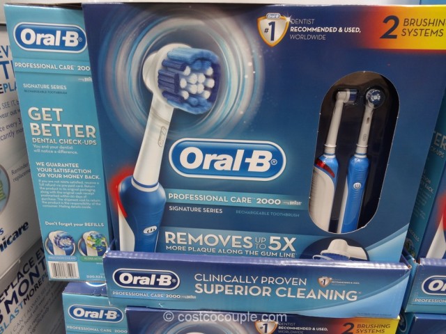 Oral B Professional Care 2000 Rechargeable Toothbrush Costco 4