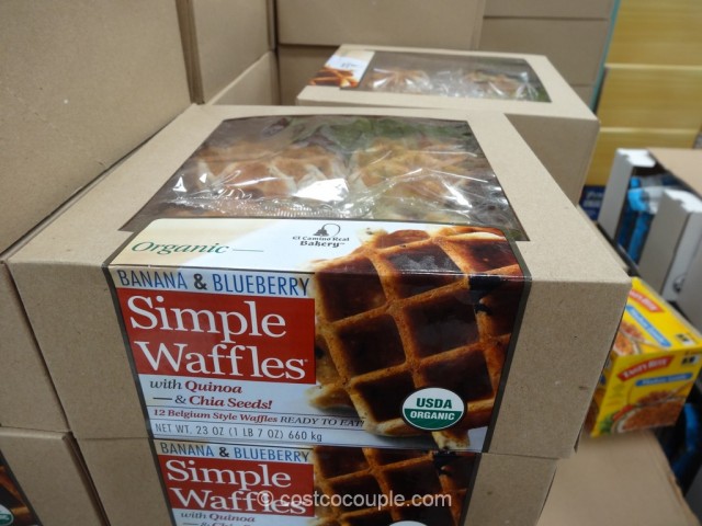 Organic Simple Waffles Banana and Blueberry Costco 3